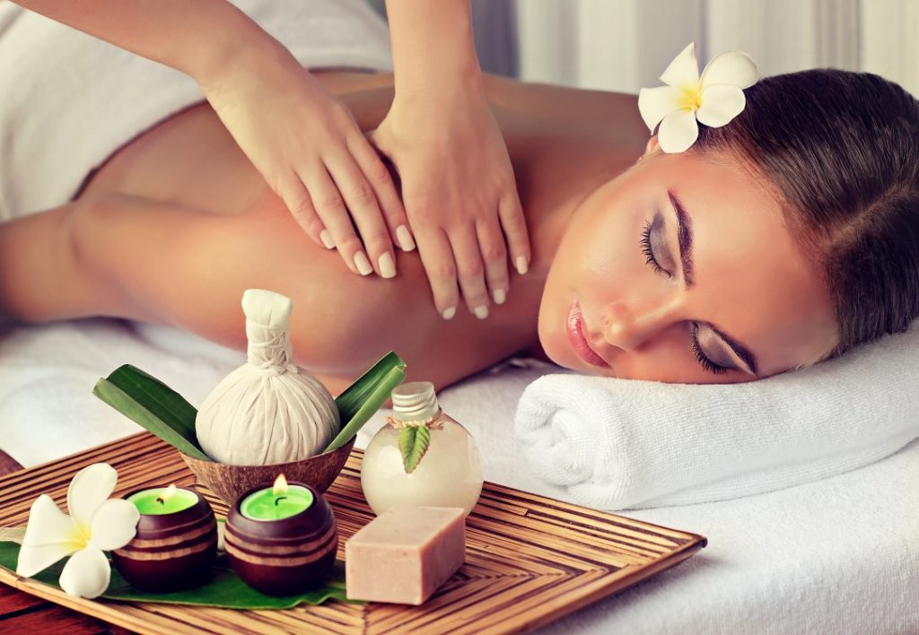 Reception area of Holland Village Massage and Spa with soothing decor and seating